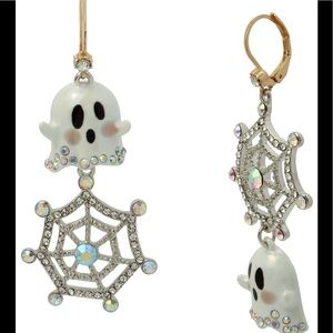 Betsey Johnson Ghost Mismatch Earrings